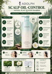 Adolph natural plant scented shampoo %e2%80%93 scalp oil control info