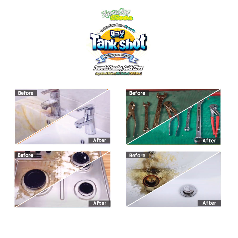 Sparky Kleen Tank Shot Multipurpose Cleaner Set JML Singapore