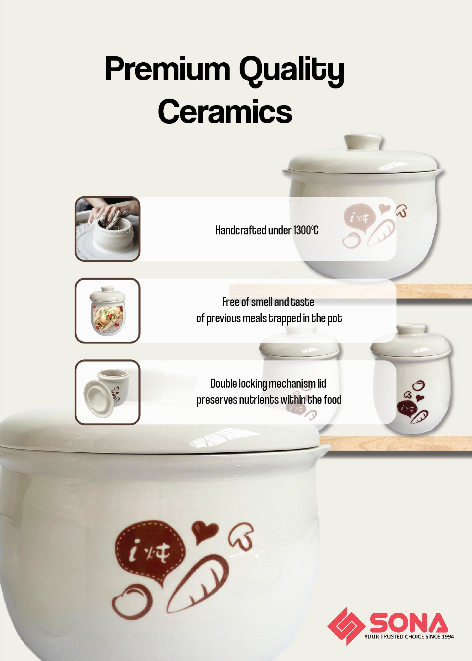 SONA Digital Double Boiler JML Singapore Everyday Easier