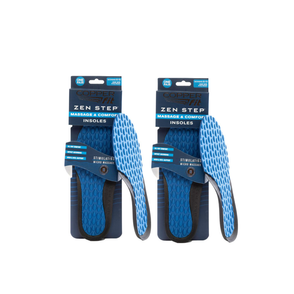 Copper Fit Zen Step Insoles 2 Pairs JML Singapore Everyday Easier