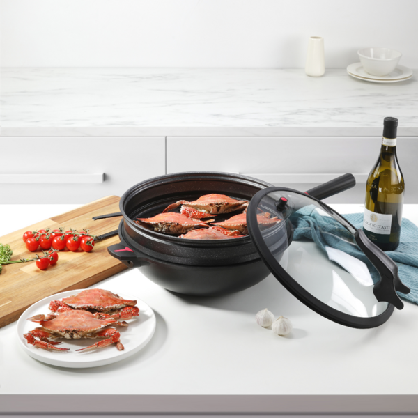 調理器具 GEMKOCH MULTI WOK & STEAMER 32cm GEMKOCH MULTI WOK & STEAMER 32cm